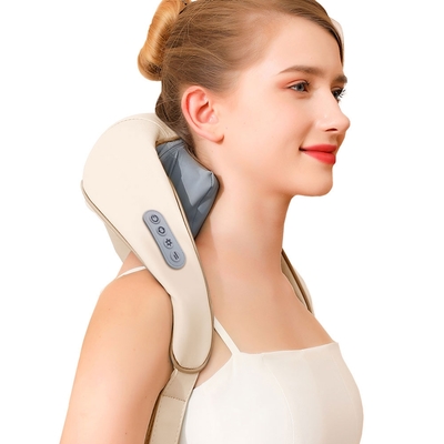 FJ擬真手感無線肩頸按摩器MSG2(加熱按摩 肩頸揉捏 禮品送禮必推 BSMI認證)