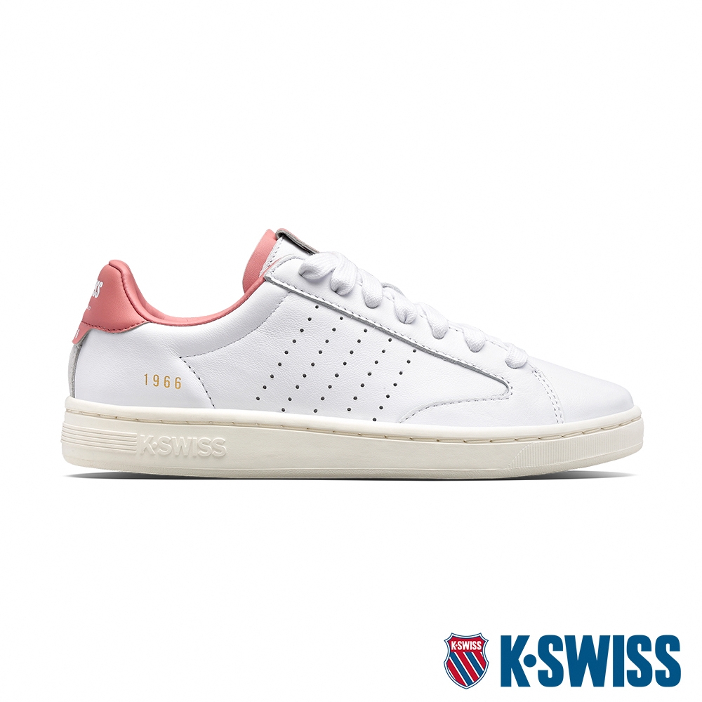 K-SWISS Lozan Klub LTH時尚運動鞋-女-白/玫瑰粉