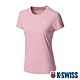 K-SWISS Back KS logo Tee涼感排汗T恤-女-粉紅 product thumbnail 1