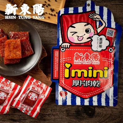 新東陽 I-mini黑胡椒厚片肉乾(105g)