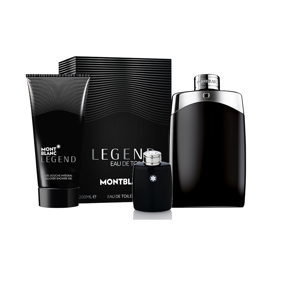 MONTBLANC 傳奇經典男性淡香水200ml(贈沐浴精100ml+隨機小香乙瓶)