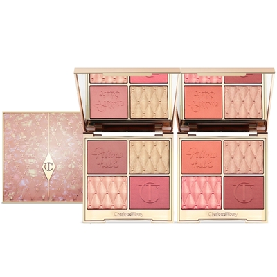 charlotte tilbury pillow talk beautifying 四色頰彩盤 淺色/深色 4x3.8g (兩色可選)