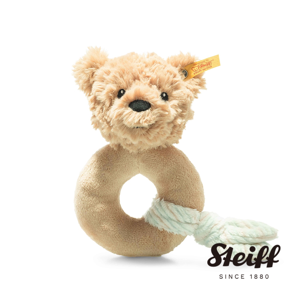 STEIFF德國金耳釦泰迪熊 Jimmy Teddy Bear Grip Toy泰迪熊 嬰幼兒手搖鈴