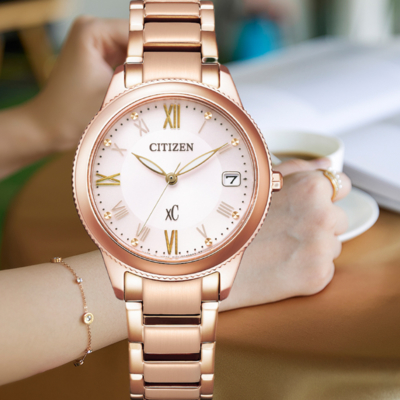 CITIZEN 星辰 xC廣告款 光動能優雅腕錶 32mm / EO1232-56W