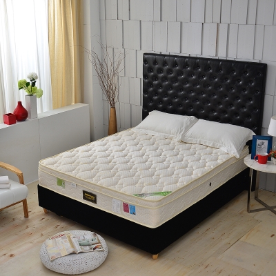 MG珍寶 天皇三線 麵包床天絲乳膠棉強化獨立筒床墊 雙人5尺 涼感抗菌護腰床