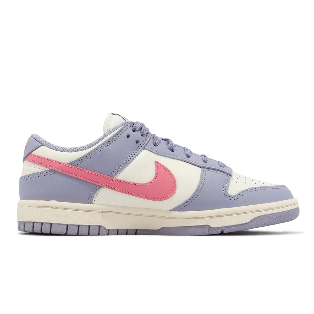 Nike 休閒鞋Wmns Dunk Low 白紫Indigo Haze 女鞋薰衣草DD1503-500