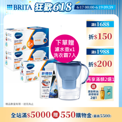 德國BRITA MAXTRA PLUS 去水垢濾芯15入 加贈馬利拉濾水壺2.4L(含1芯) 共16芯