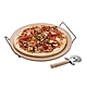 《Premier》披薩刀+石陶披薩烤盤(33cm) | Pizza 比薩 圓形烤盤 product thumbnail 1