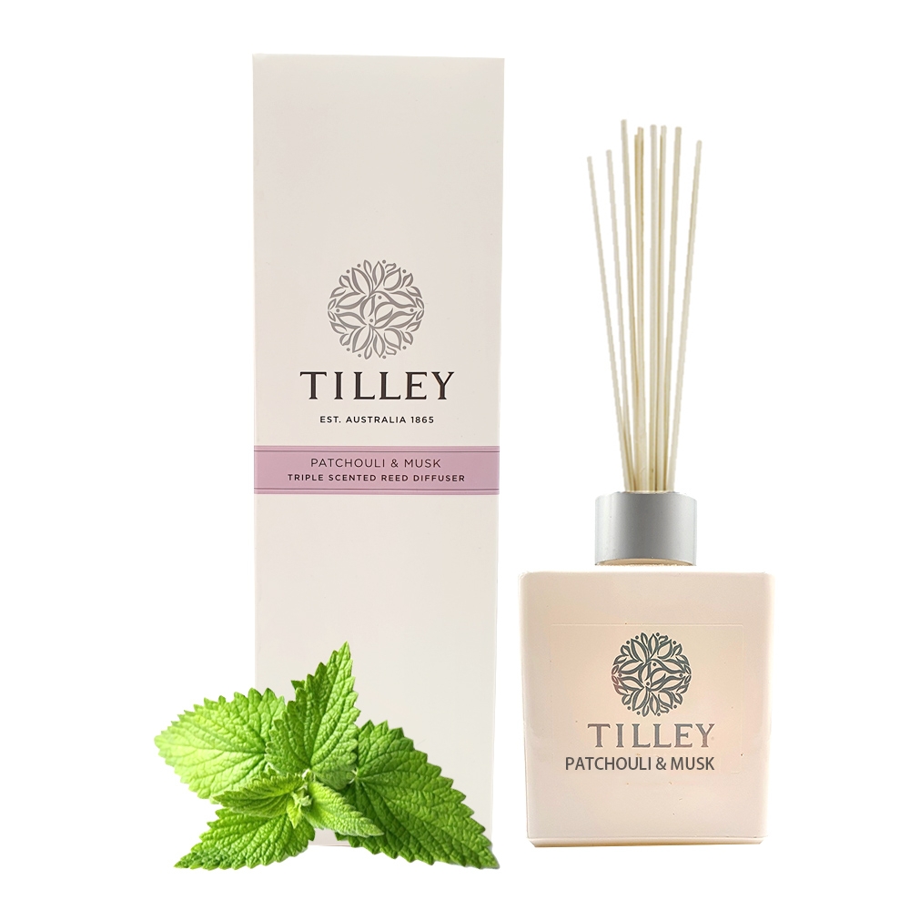 Tilley百年特莉 廣霍香麝香香氛水竹精油擴香水禮盒150ml