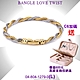 CHARRIOL夏利豪 Bangle Love Twist 真愛金銀雙索手環L款 C6(04-804-1279-0) product thumbnail 1