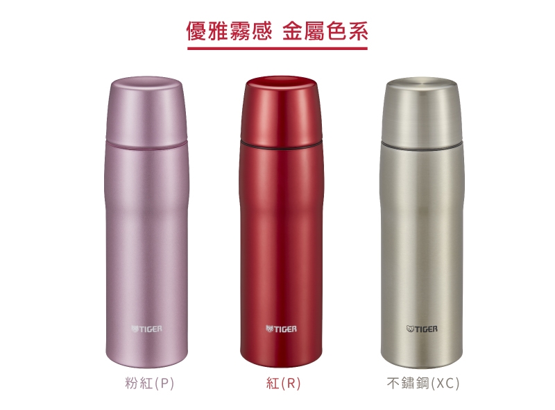 Tiger Stainless Steel 0.48L Mug Bottle MJA-B048 Red