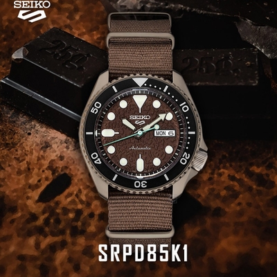 SEIKO 5 Sports 商務型男運動機械錶(SRPD85K1)42mm