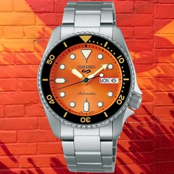 SEIKO精工 5 Sports系列 經典復古機械腕錶 母親節 禮物 (4R36-14B0L/SRPK35K1) SK044