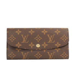 Louis Vuitton Emilie M60697 釦式長夾(紫紅色)