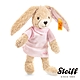 STEIFF德國金耳釦泰迪熊 Hoppel Rabbit 有機棉兔 嬰幼兒安撫玩偶 product thumbnail 1