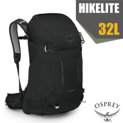 OSPREY 新款 HIKELITE 32 專業輕量多功能後背包/雙肩包_黑 R