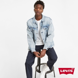 Levis 男款 牛仔外套 寬鬆休閒版型 淺藍水洗