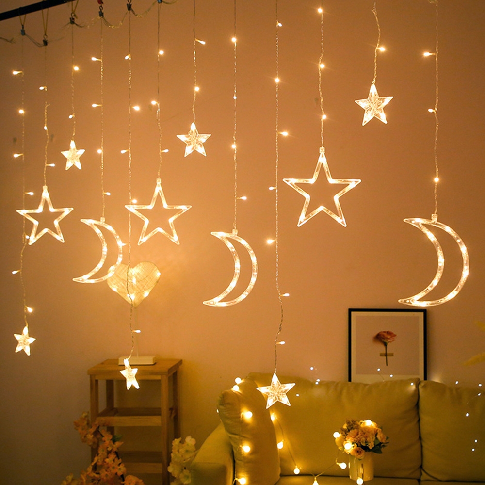 半島良品  浪漫窗簾燈 裝飾燈串 聖誕樹 LED 燈串 裝飾 聖誕 聖誕裝飾 佈置  星星燈 節慶佈置