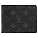 LV M62294 Slender黑灰花紋對開短夾 product thumbnail 1