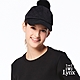 【Lynx Golf】女款日本進口布料花紋造型遮陽時尚毛球帽馬球帽可調節式球帽-黑色 product thumbnail 2