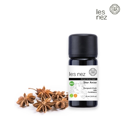 【Les nez 香鼻子】天然單方大茴香(八角)純精油10ML