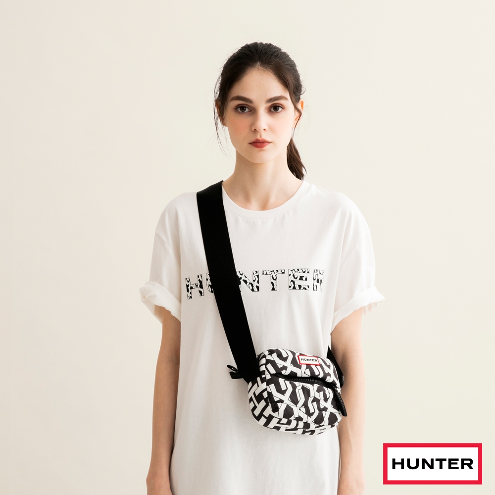 HUNTER - 無縫空氣H印花迷你斜背包-滿版印花