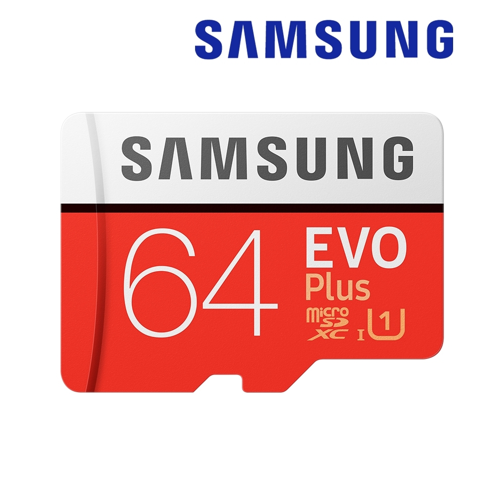 三星Samsung EVO Plus microSDXC 64GB 高速記憶卡-公司貨