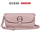 GUESS-簡約金字LOGO翻蓋包-粉 product thumbnail 1