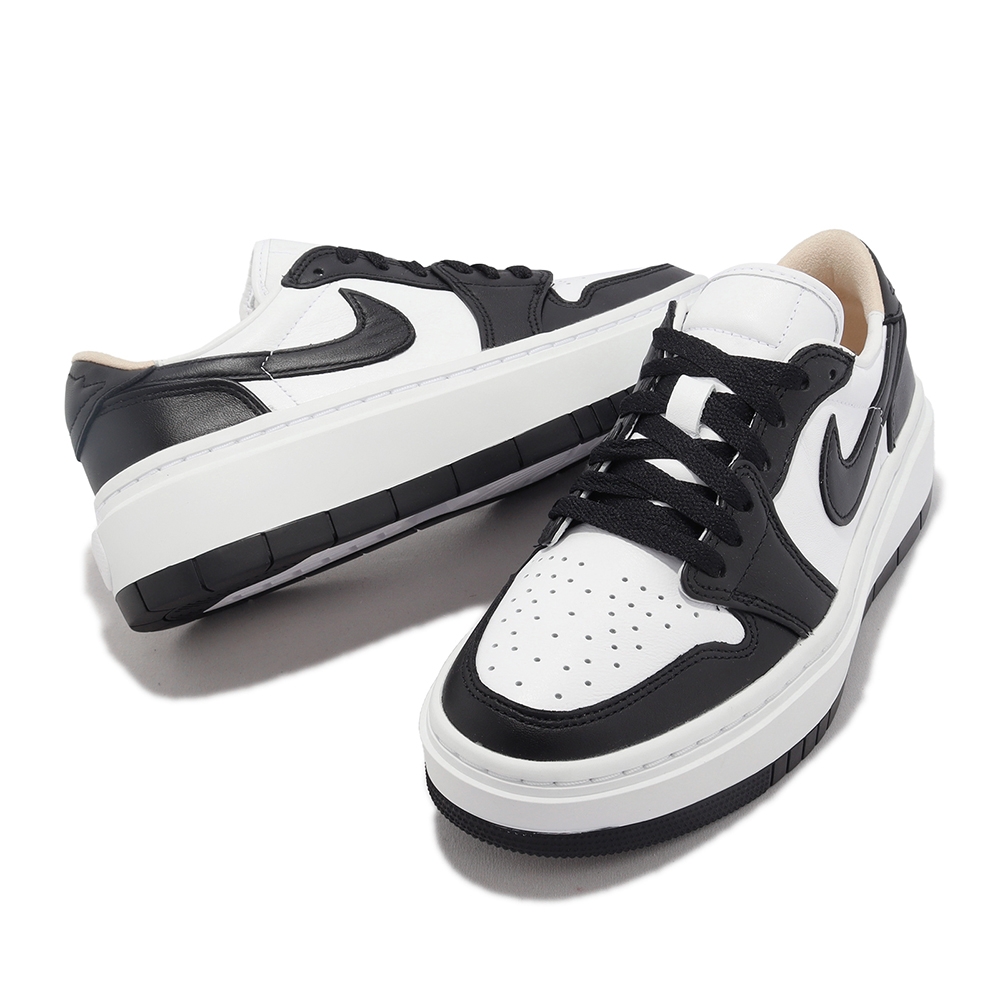 Nike Wmns Air Jordan 1 Elevate Low 女鞋黑白熊貓厚底喬丹AJ1 DH7004