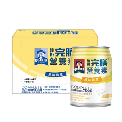 【桂格】完膳營養素含纖配方-原味少甜(250ml*24入)