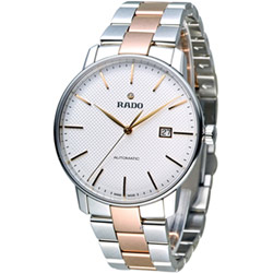 RADO 雷達錶 官方授權(R02) Coupole 系列經典時尚機械腕錶-雙色/41mm