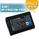 WELLY認證版 SONY NP-FW50 / FW50 高容量防爆相機鋰電池 product thumbnail 1