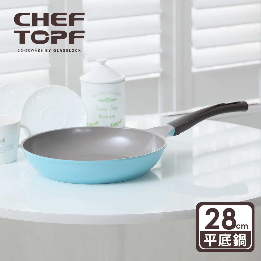 韓國 Chef Topf 薔薇系列28公分不沾平底鍋