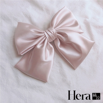 【HERA赫拉】韓國氣質緞面蝴蝶結髮夾-4色