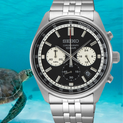 SEIKO 精工 CS系列 熊貓錶計時手錶 SSB429P1/8T63-00W0D (SK034)