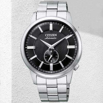 CITIZEN星辰 Mechanical 經典小秒針機械腕錶 母親節 禮物 41mm/NK5000-98E