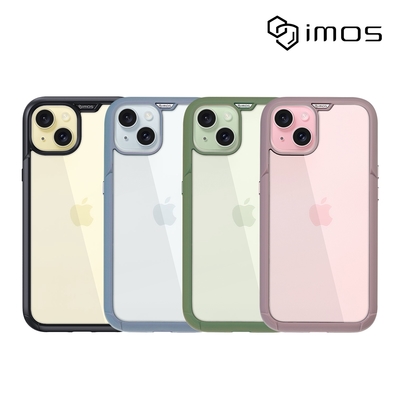 iMos iPhone 15 Plus 6.7吋 Ｍ系列 軍規認證雙料防震保護殼(4色)