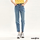 Hang Ten-女裝-BOYFRIEND FIT高腰後鬆緊寬鬆牛仔丹寧褲-淺藍 product thumbnail 1