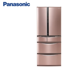 Panasonic國際牌601公升六門變頻冰箱玫瑰金-NR-F607VT-R1