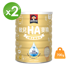桂格 敏兒HA五種水果麥精(700gx2罐)