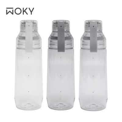 【WOKY 沃廚】ECOZEN 透明瓶600ml