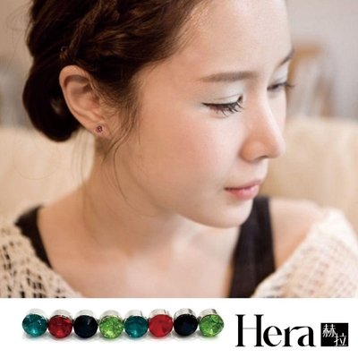 【HERA赫拉】吸磁貼單顆閃亮鋯石耳環