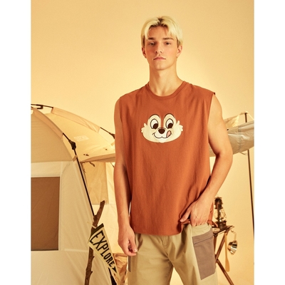 CACO-奇奇大臉寬背心-親子款-男【D1DI098】