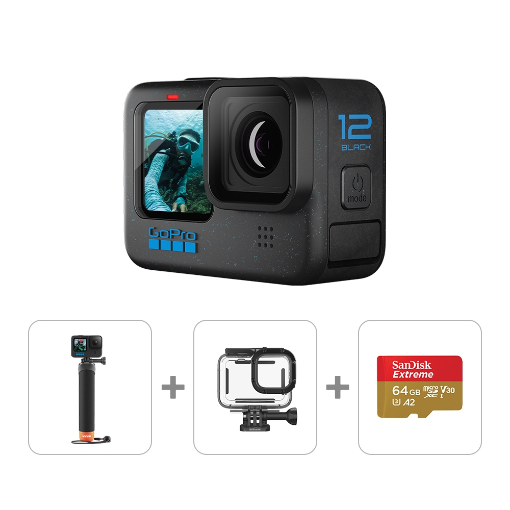 GoPro HERO12 Black 自由潛水拍攝組 | GoPro 運動攝影機 | Yahoo奇摩購物中心