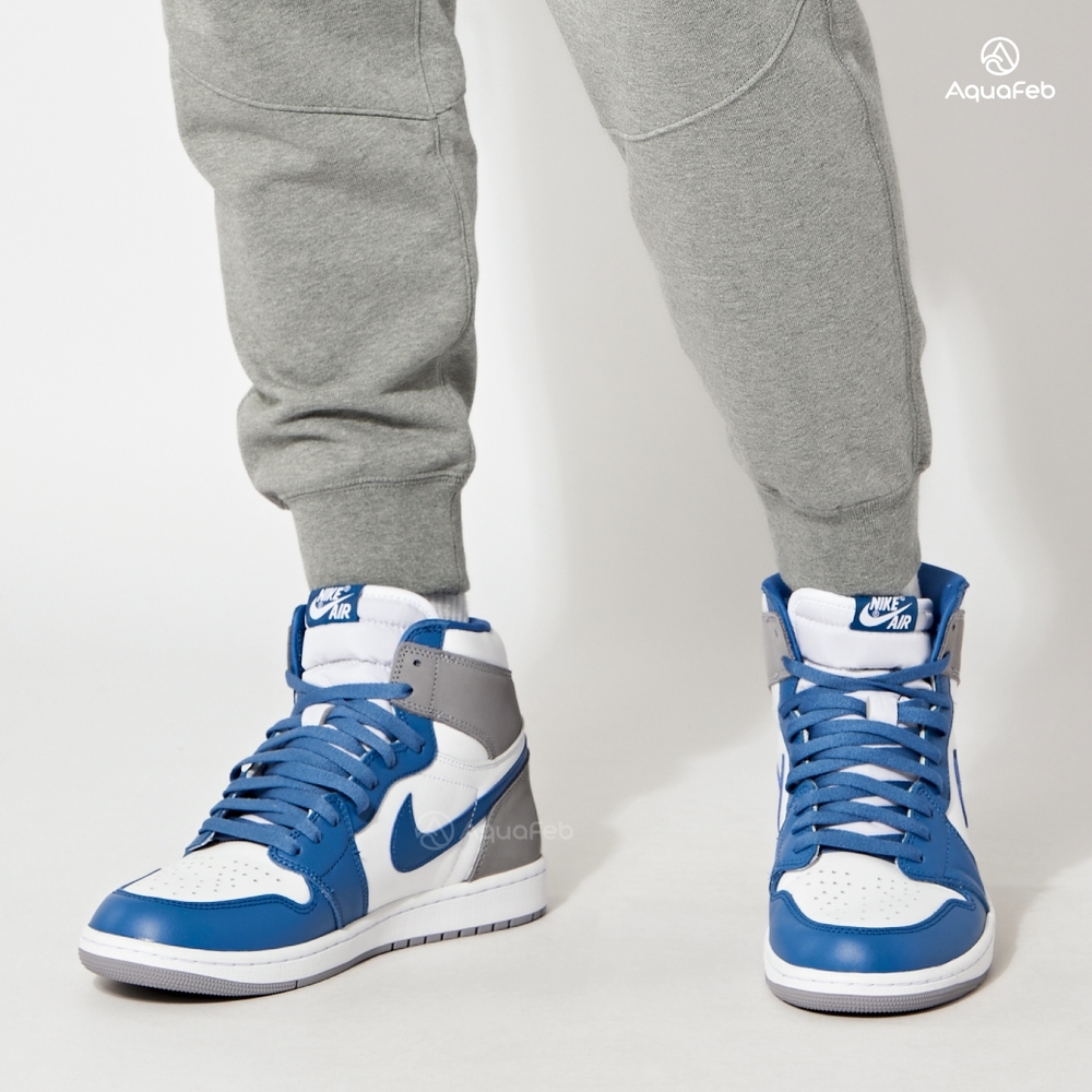 Nike Jordan 1 Retro High OG True Blue 男鞋藍白色喬丹休閒鞋DZ5485