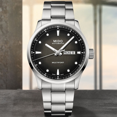 MIDO美度 官方授權 MULTIFORT M先鋒系列 機械腕錶 母親節 禮物 42mm/M0384301105100