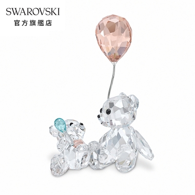 SWAROVSKI 施華洛世奇 MY LITTLE KRIS BEAR 媽媽與寶寶水晶