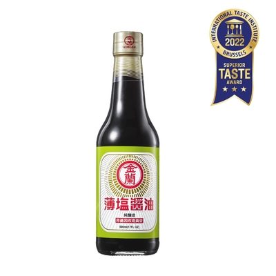 金蘭 薄鹽醬油(500ml)