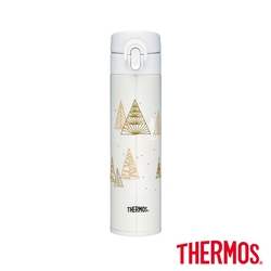 THERMOS 膳魔師 不鏽鋼彈蓋真空保溫瓶400ml(JNI-401CM-TRWH)