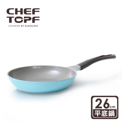 韓國 Chef Topf 薔薇系列26公分不沾平底鍋-水藍